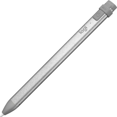 Logitech - Crayon Digital Pencil for All Apple iPads (2018 releases and later) - Mid Gray