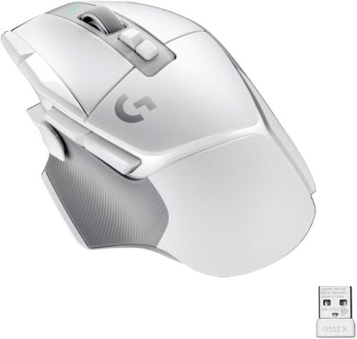 Logitech - G502 X LIGHTSPEED Wireless Gaming Mouse with HERO 25K Sensor - White