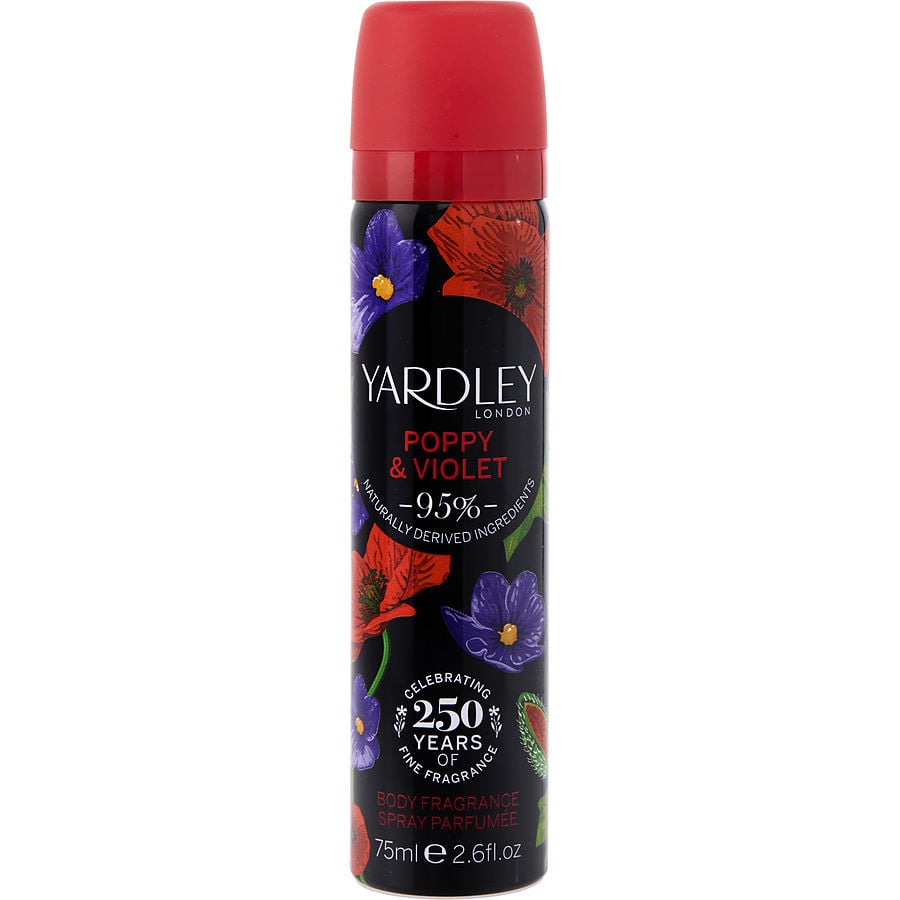 Desodorante Feminino Yardley Poppy & Violet Spray 75 Ml