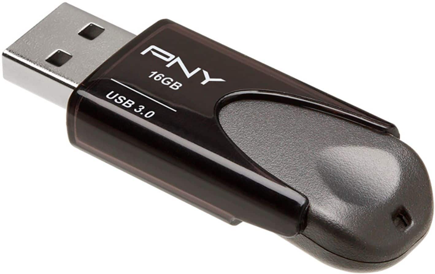 Pen Drive PNY - Elite Turbo Attache 4 16GB USB 3.0 Tipo A Flash Drive - Preto-P-FD16GTBAT4-GE