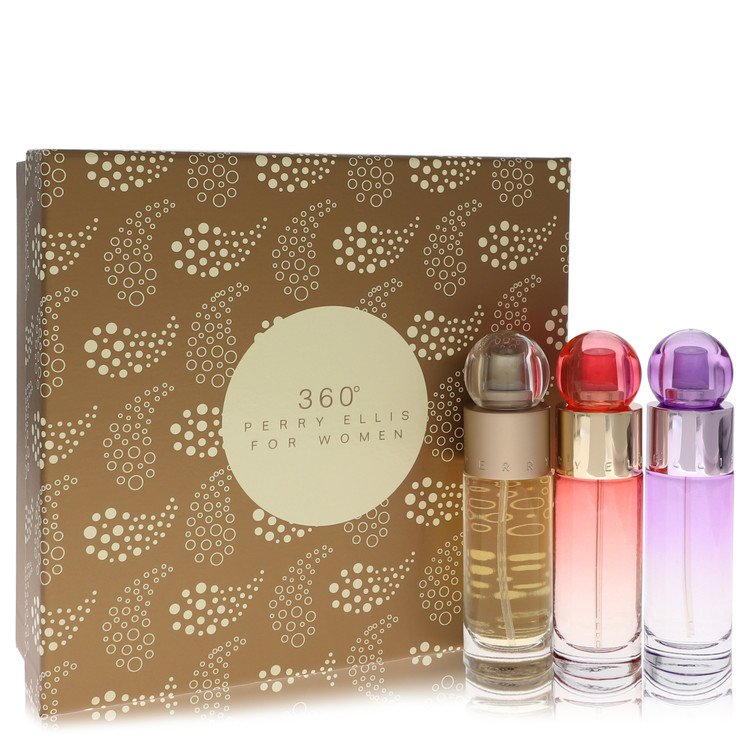 Perfume Feminino CX.PRES. ML EDT ML Coral + 30 ML Perry Ellis 360 Purple EDP