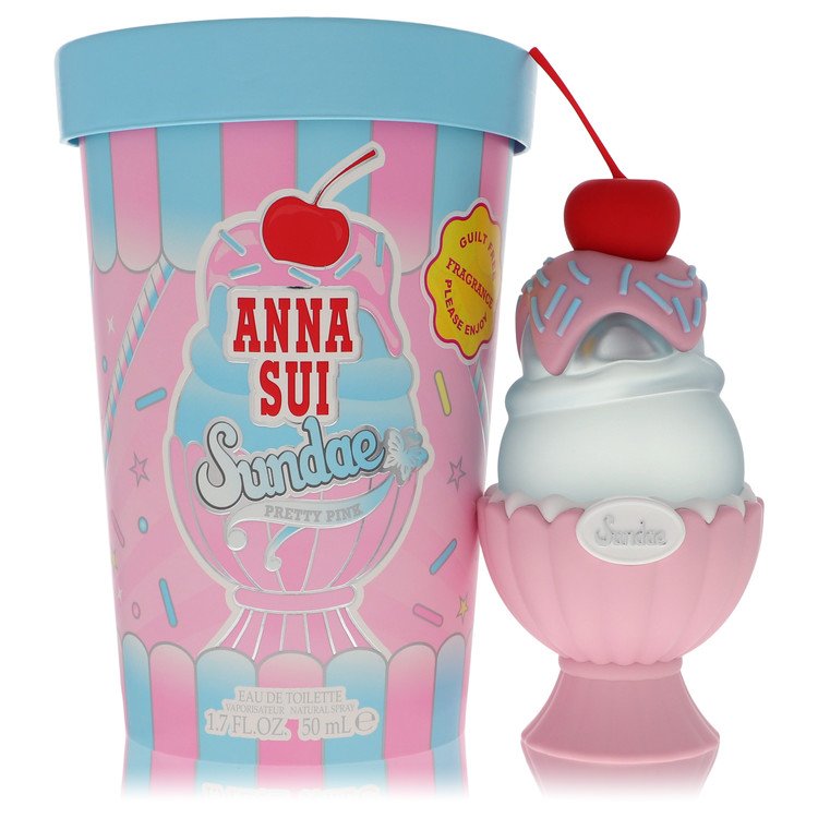 Perfume Feminino Anna Sui Sundae Pretty Pink Eau De Toilette 50 Ml