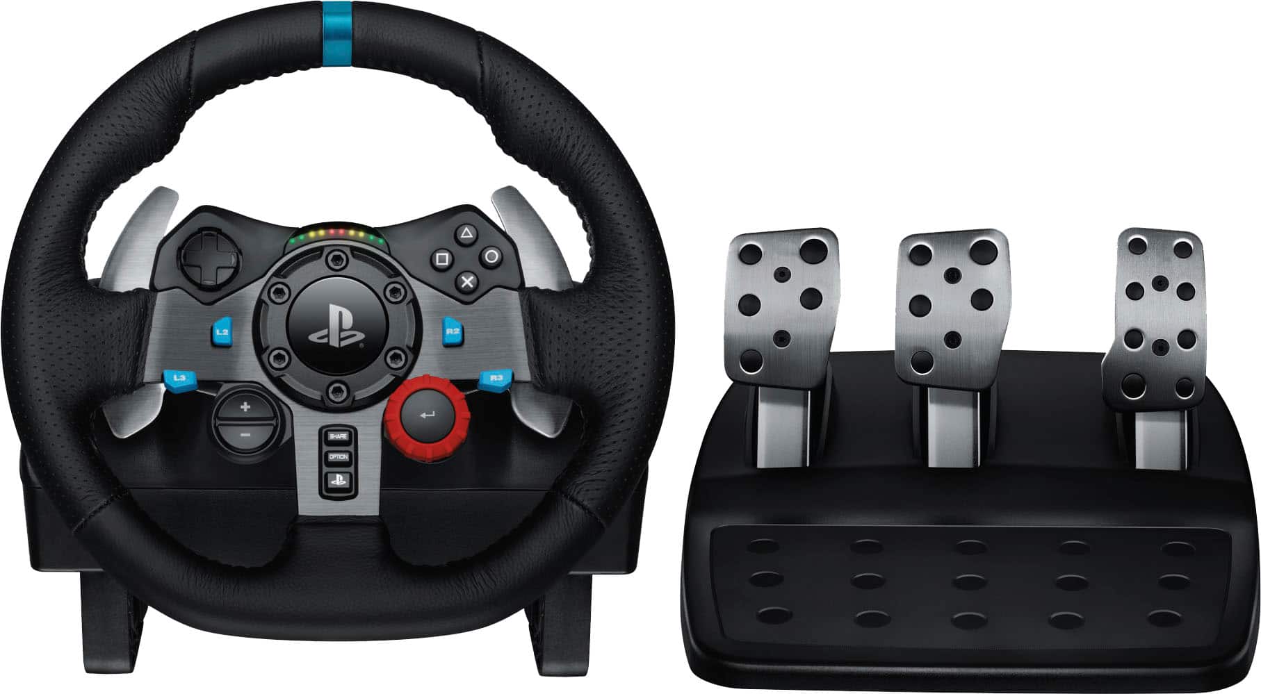 Logitech - Volante e pedais de corrida Driving Force G29 para PS5, PS4, PC, Mac - Preto-941-000110