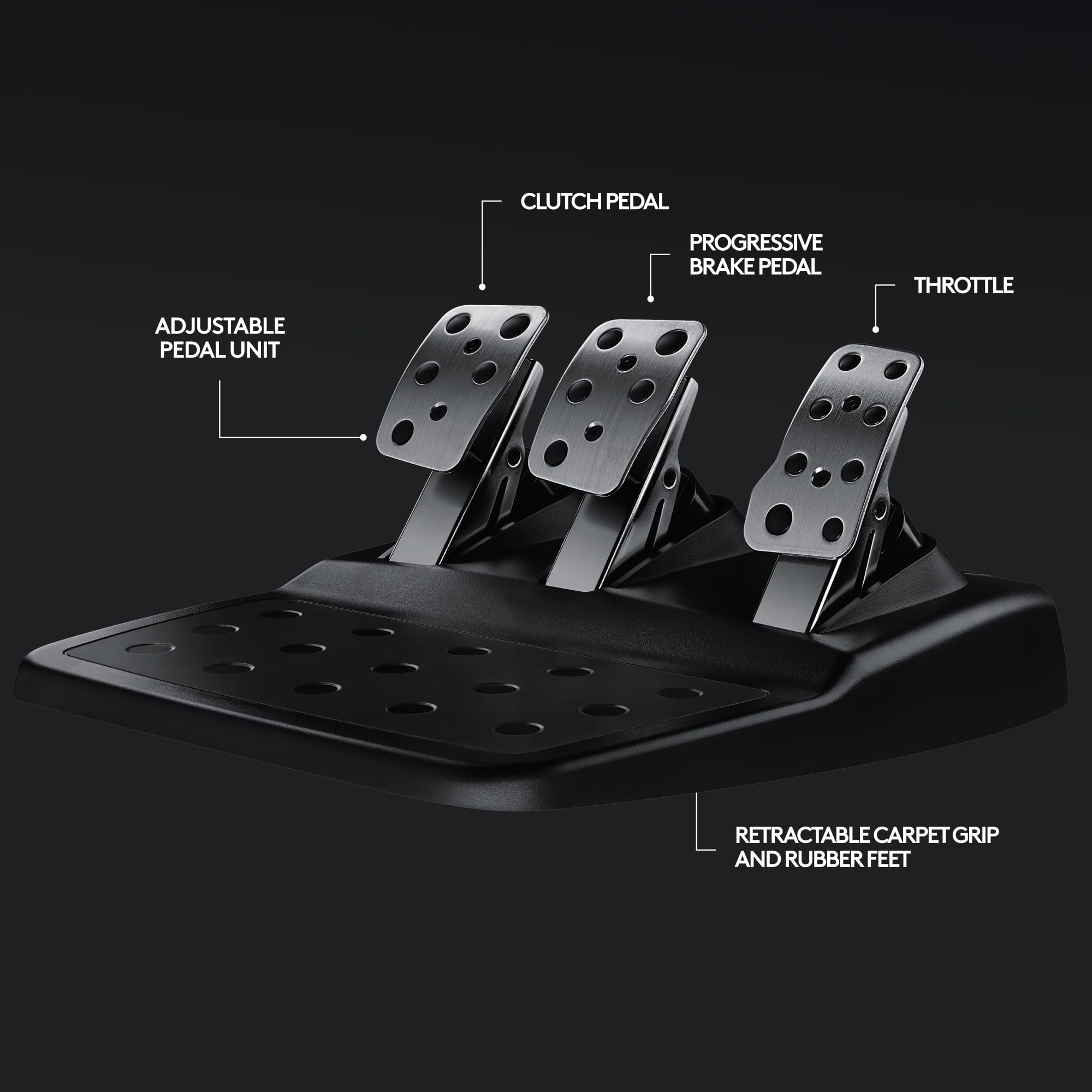 Logitech - Volante e pedais de corrida Driving Force G29 para PS5, PS4, PC, Mac - Preto-941-000110