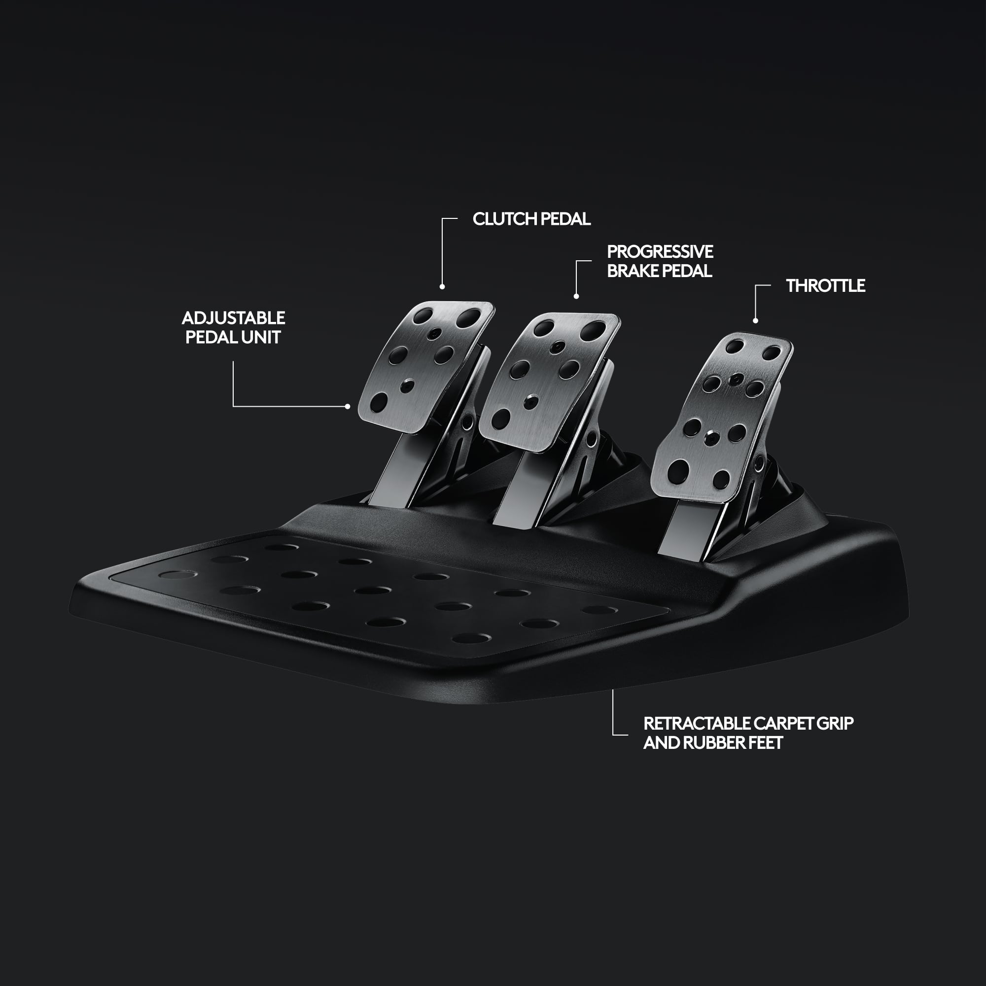 Logitech - Volante e pedais de corrida Driving Force G920 para Xbox Series X | S, Xbox One, PC - Preto-941-000121