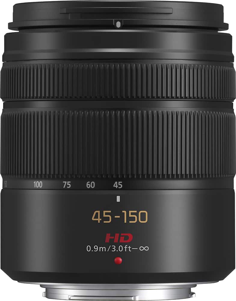 Panasonic - Lumix G Vario 45-150mm f/4.0-5.6 ASPH. Mega O.I.S. Lente Zoom, H-FS45150K - Preto-H-FS45150AK