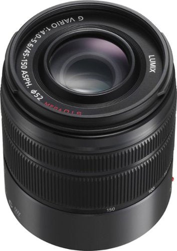 Panasonic - Lumix G Vario 45-150mm f/4.0-5.6 ASPH. Mega O.I.S. Lente Zoom, H-FS45150K - Preto-H-FS45150AK