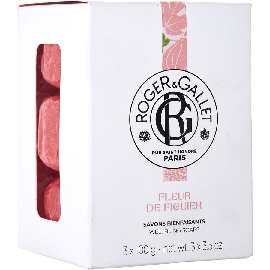 Sabonete Unisex Roger & Gallet Fleur De Figuier - Caixa Com Três E Cada Um 100G
