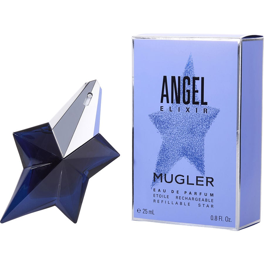 Perfume Feminino Thierry Mugler Angel Elixir EDP Spray Recarregável 25 Ml