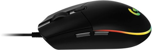 Logitech - G203 LIGHTSYNC Wired Optical Gaming Mouse with 8,000 DPI sensor - Black