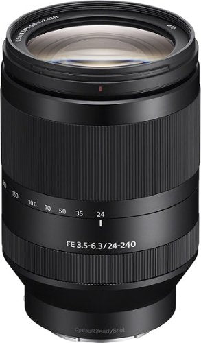 Sony - Lente zoom telefoto FE 24-240mm f/3.5-6.3 OSS Full-Frame E-Mount - Preto-SEL24240