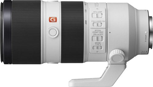 Sony - Lente zoom telefoto G Master FE 70-200 mm F2.8 GM OSS Full-Frame E-Mount - Branco-SEL70200GM