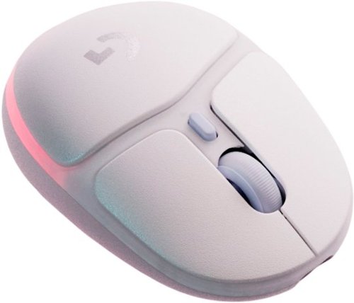 Logitech - G705 Aurora Collection Wireless Optical Gaming Mouse with Customizable LIGHTSYNC RGB Lighting - White Mist