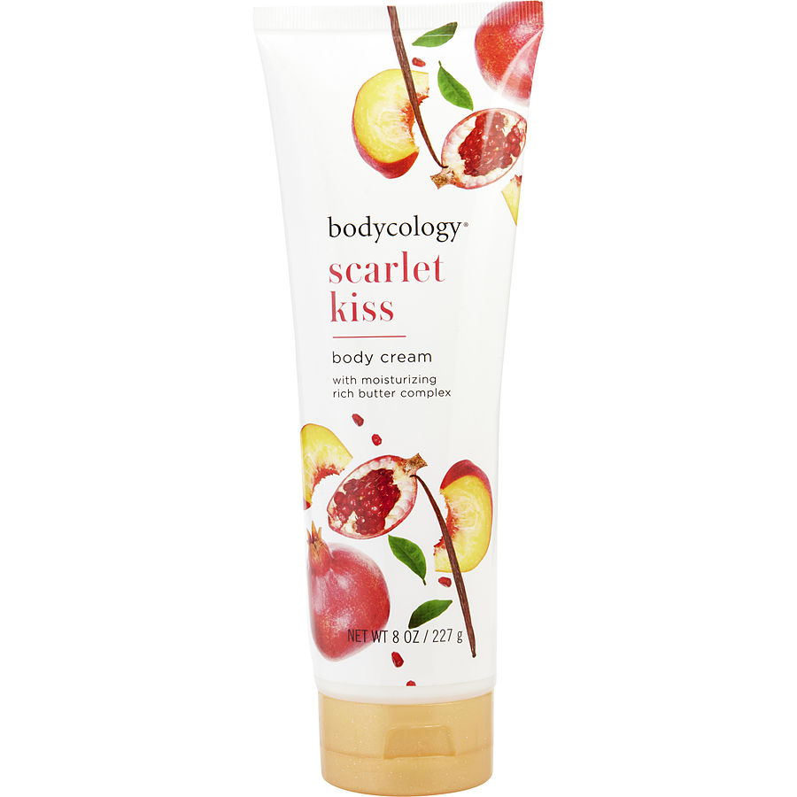 Creme Feminino Bodycology Scarlet Kiss Corporal 235 Ml
