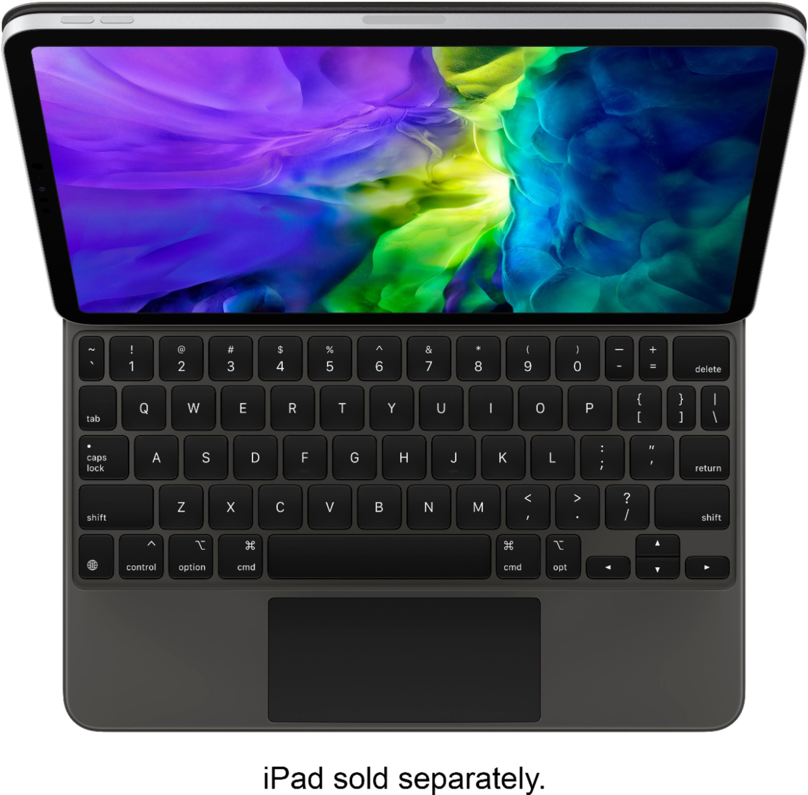 Apple - Magic Keyboard for 11-" iPad Pro (1st, 2nd, or 3rd Geração ) and iPad Air (4th, or 5th Geração ) - Preto