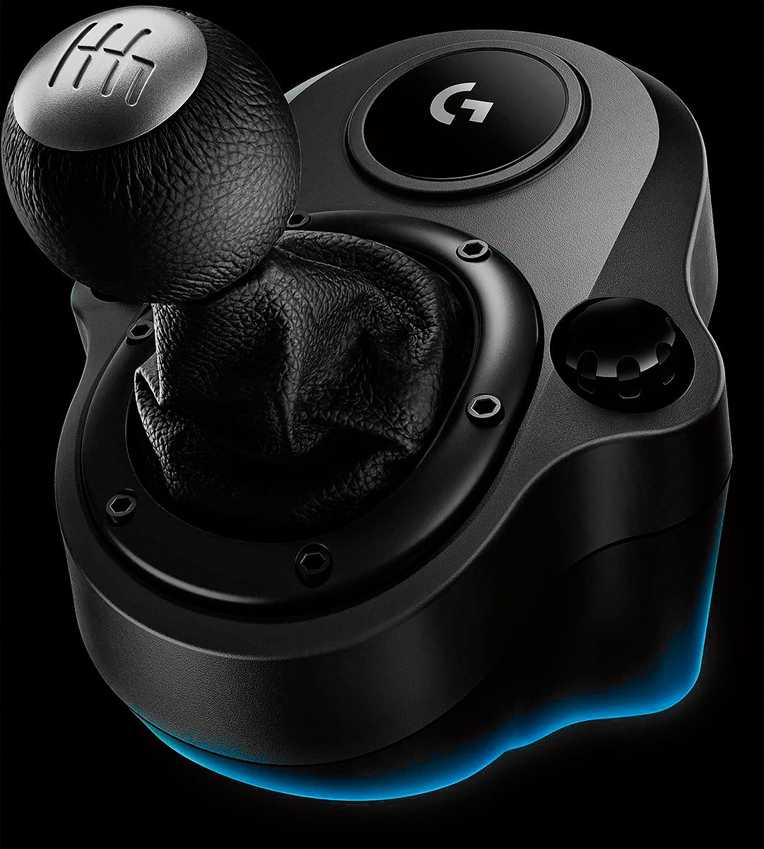 Logitech - Driving Force Shifter - Câmbio para Xbox Series X | S, Xbox One e PlayStation 4 e 5 - Preto/Prata-941-000119