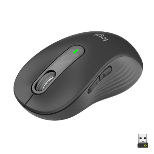 Logitech - Signature M650 L Full-size Wireless Scroll Mouse with Silent Clicks - Graphite