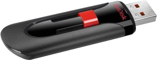 Pen Drive SanDisk - Unidade flash USB 2.0 Cruzer Glide 128 GB - Preto-SDCZ60-128G-A46