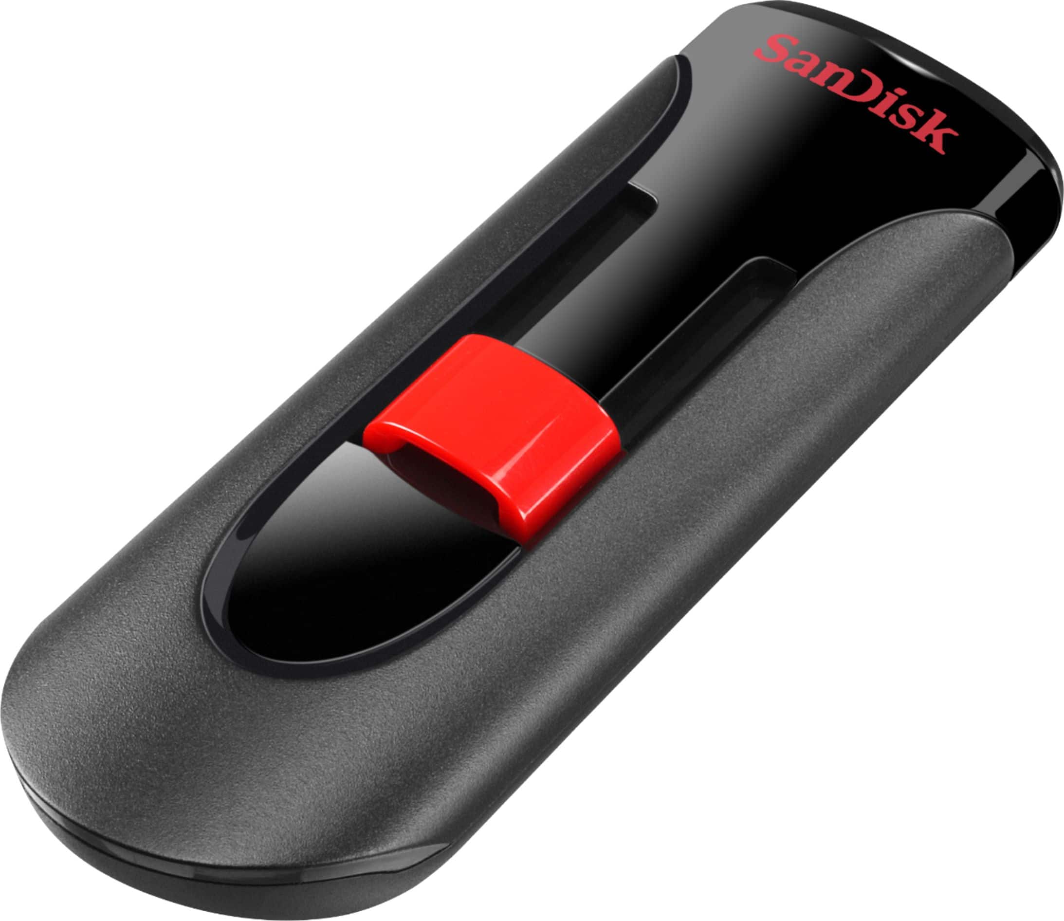 Pen Drive SanDisk - Unidade flash USB 2.0 Cruzer Glide 128 GB - Preto-SDCZ60-128G-A46