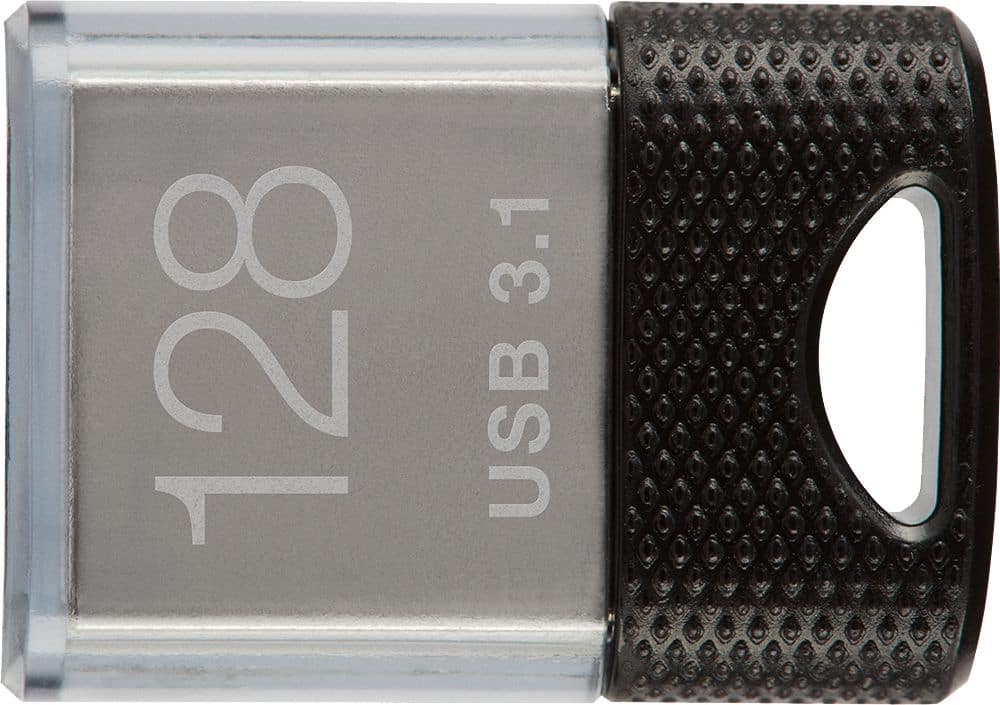 Pen Drive PNY - Unidade flash USB 3.1 Elite-X Fit de 128 GB - 200 MB/s - Preto-P-FDI128EXFIT-GE