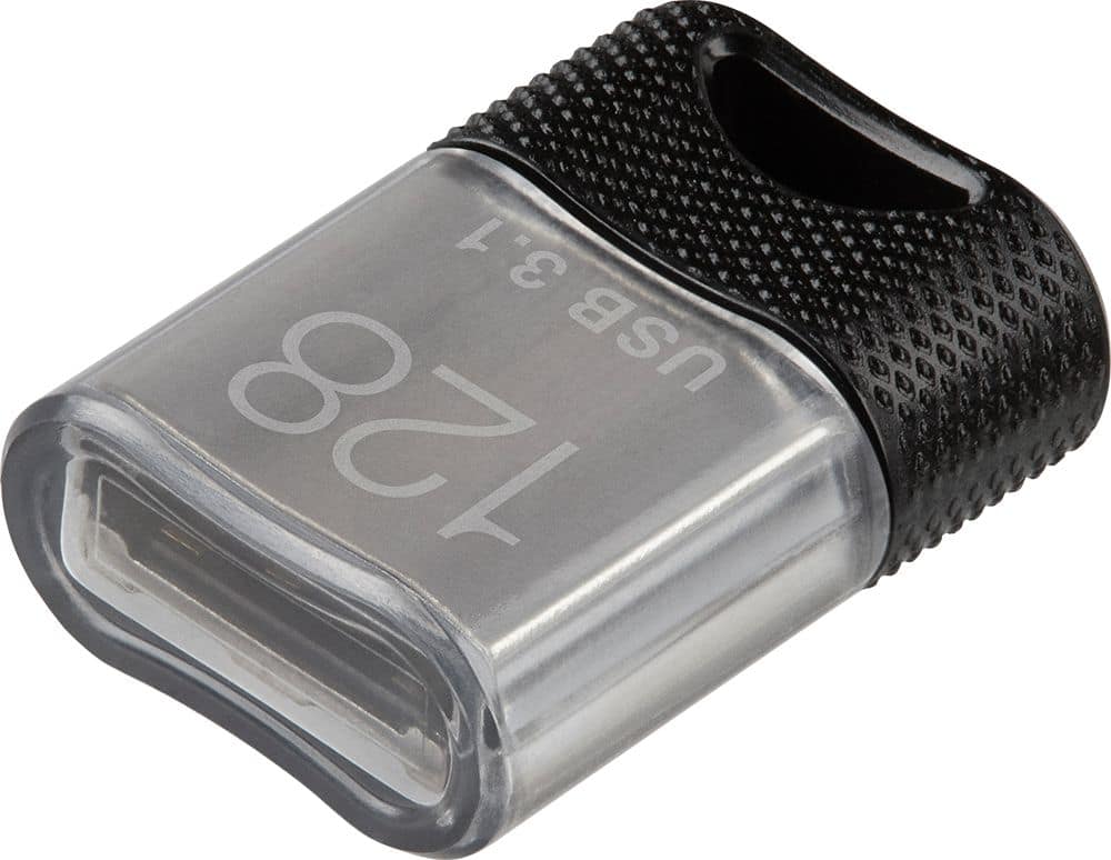 Pen Drive PNY - Unidade flash USB 3.1 Elite-X Fit de 128 GB - 200 MB/s - Preto-P-FDI128EXFIT-GE