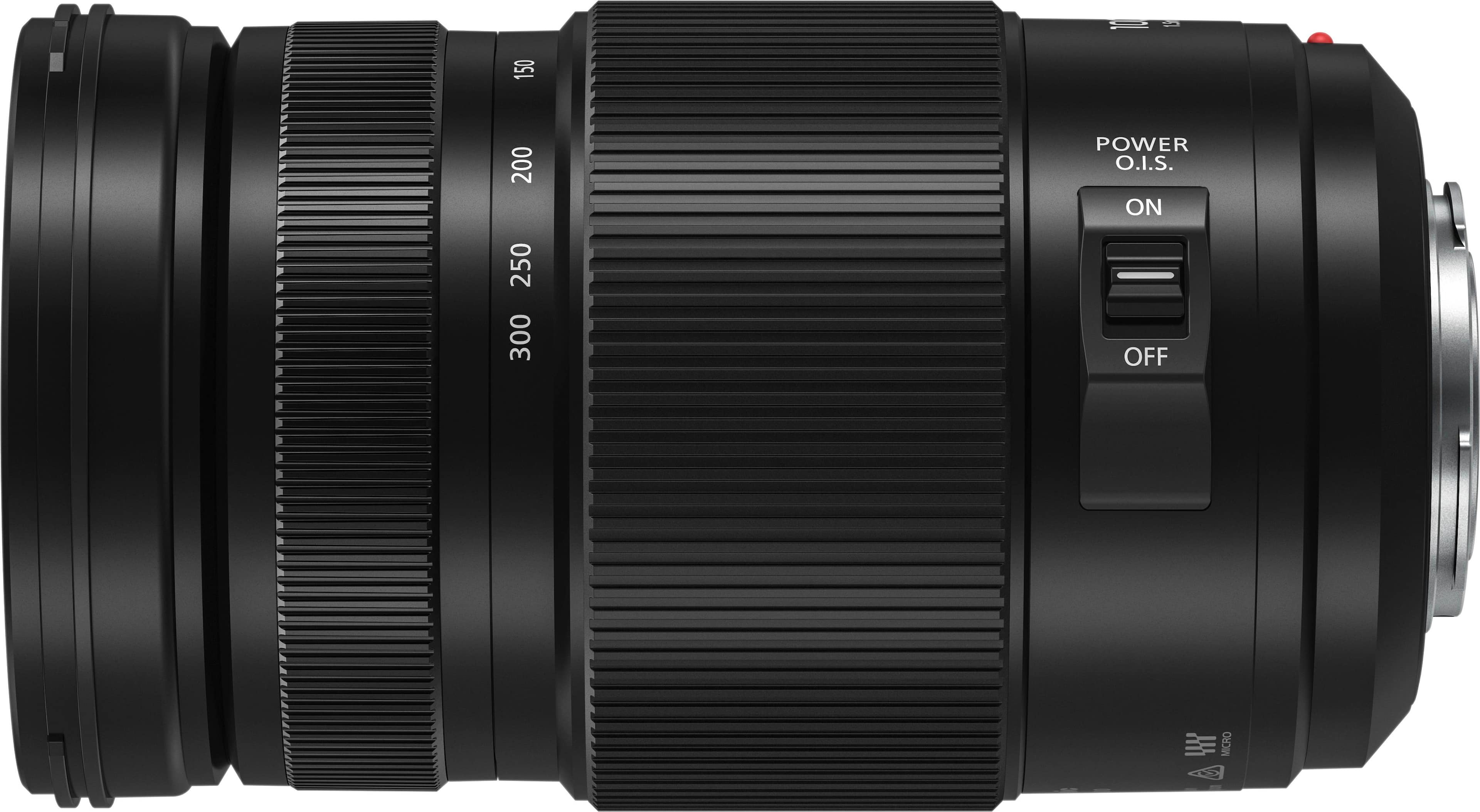 Panasonic - Lumix G VARIO 100-300mm f/4.0-5.6 POWER O.I.S.Lente zoom telefoto - H-FSA100300-H-FSA100300