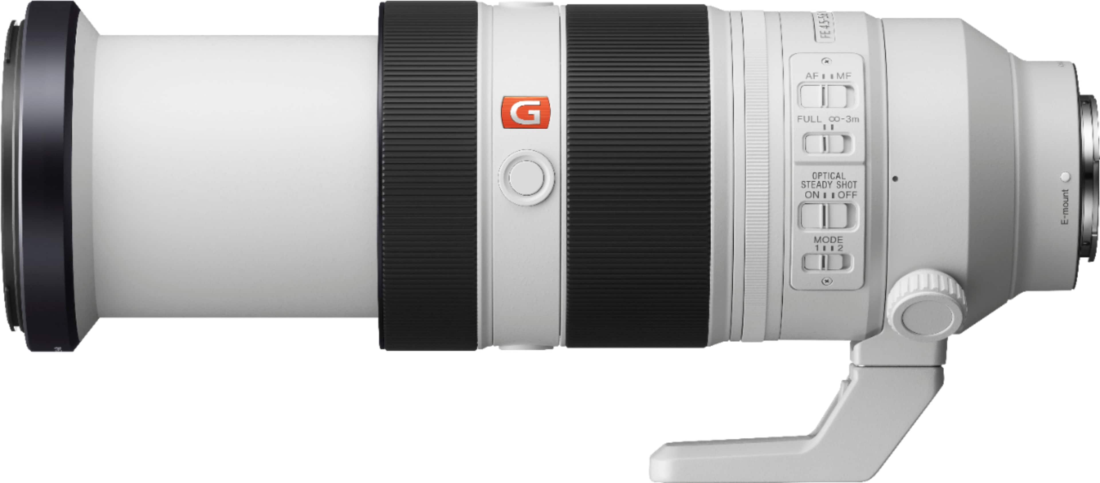 Sony - Lente zoom supertelefoto FE 100-400mm f/4.5-5.6 GM OSS para câmeras de montagem E - Branco-SEL100400GM