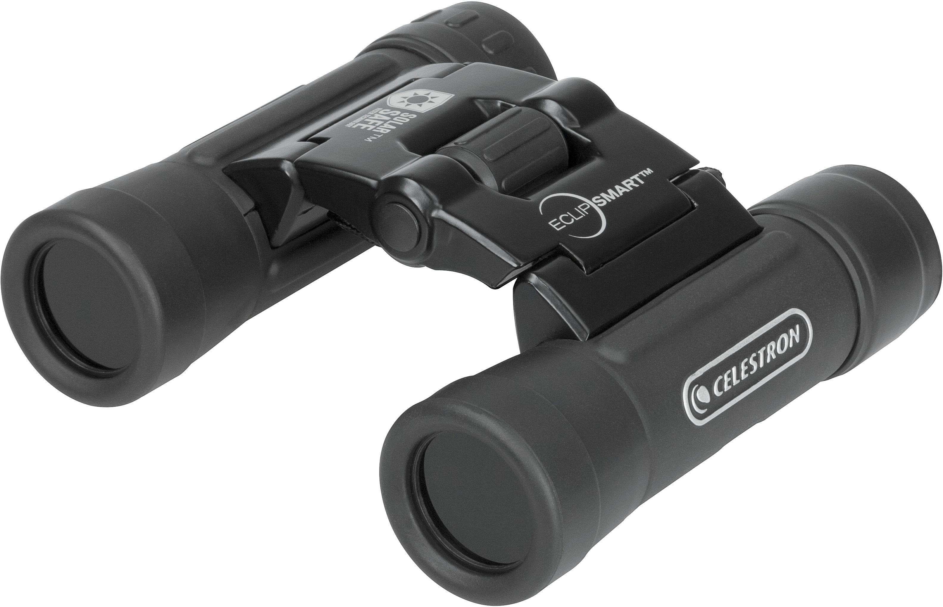 Celestron - Binóculos solares de telhado EclipSmart 10x25 - Preto-71237