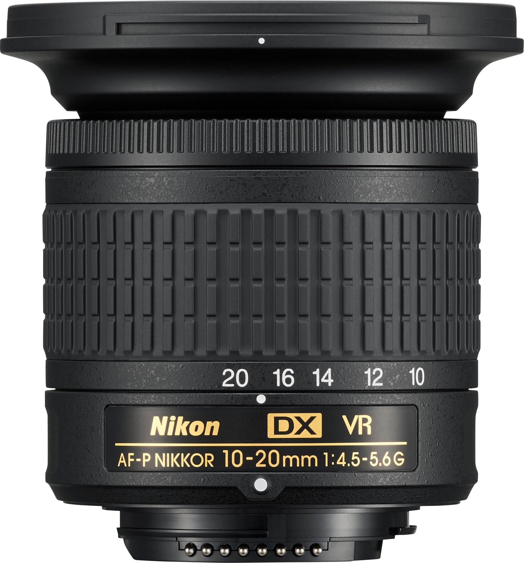 Nikon - Lente zoom grande angular AF-P DX NIKKOR 10-20mm f/4.5-5.6G VR para câmeras de montagem F APS-C - Preto-20067