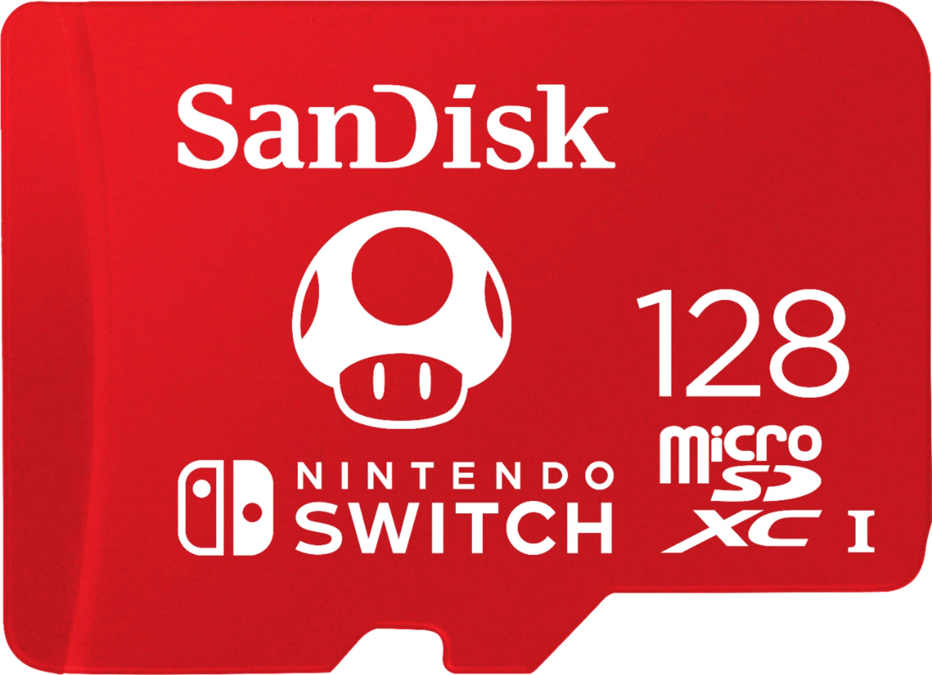 SanDisk - Cartão de memória microSDXC UHS-I de 128 GB para Nintendo Switch-SDSQXBO-128G-ANCZA
