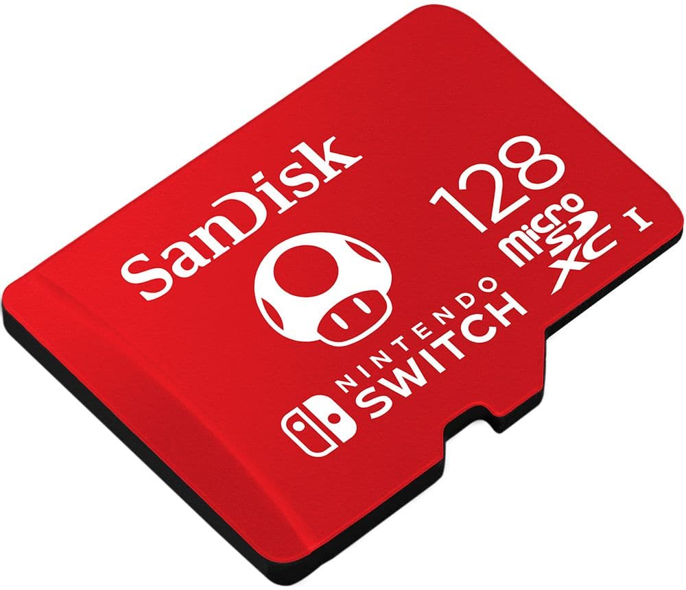 SanDisk - Cartão de memória microSDXC UHS-I de 128 GB para Nintendo Switch-SDSQXBO-128G-ANCZA