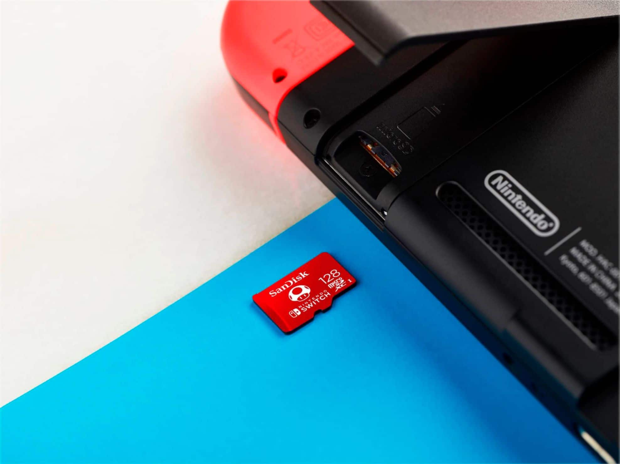 SanDisk - Cartão de memória microSDXC UHS-I de 128 GB para Nintendo Switch-SDSQXBO-128G-ANCZA