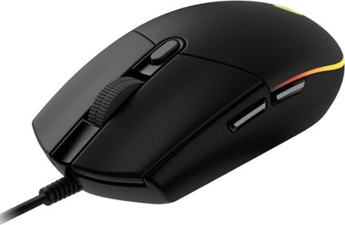 Logitech - G203 LIGHTSYNC Wired Optical Gaming Mouse with 8,000 DPI sensor - Black