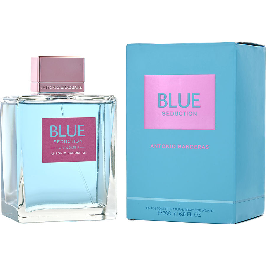Perfume Feminino Antonio Banderas Blue Seduction Edt Spray 200 Ml (Nova Embalagem)