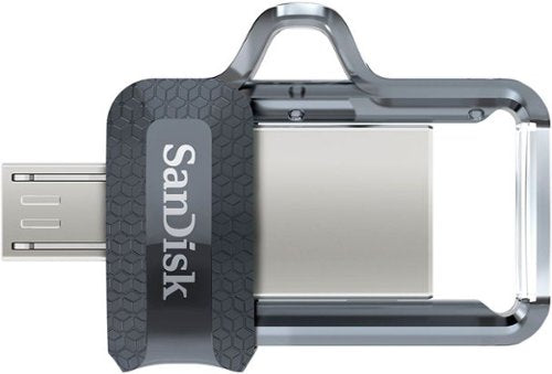 Pen Drive SanDisk - Ultra 256 GB USB 3.0, unidade flash micro USB - cinza / transparente-SDDD3-256G-A46