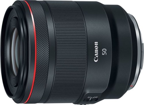 Canon - Lente principal padrão RF50mm F1.2 L USM para câmeras EOS série R - Preto-2959C002