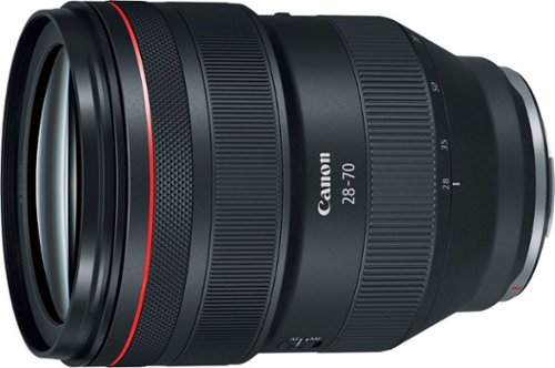 Canon - Zoom padrão RF28-70mm F2 L USM para câmeras EOS série R - Preto-2965C002