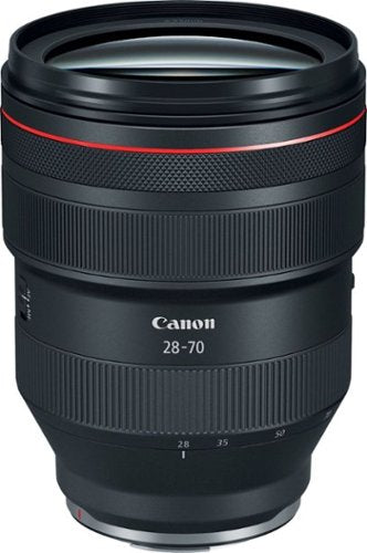 Canon - Zoom padrão RF28-70mm F2 L USM para câmeras EOS série R - Preto-2965C002