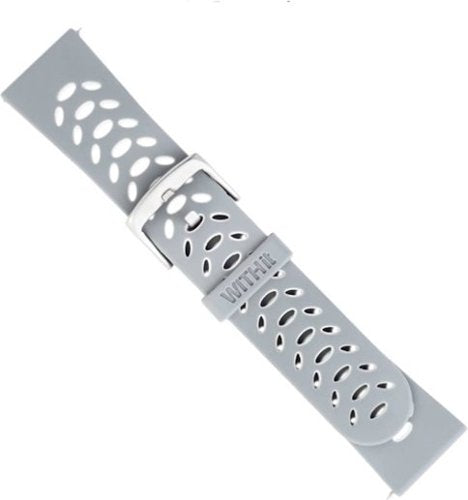 COMIt – Pulseira de relógio esportivo para Fitbit Versa e Versa Lite, Versa 2 – Cinza/Branco-18588VRP