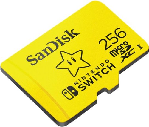 SanDisk - Cartão de memória microSDXC UHS-I de 256 GB para Nintendo Switch-SDSQXAO-256G-ANCZN