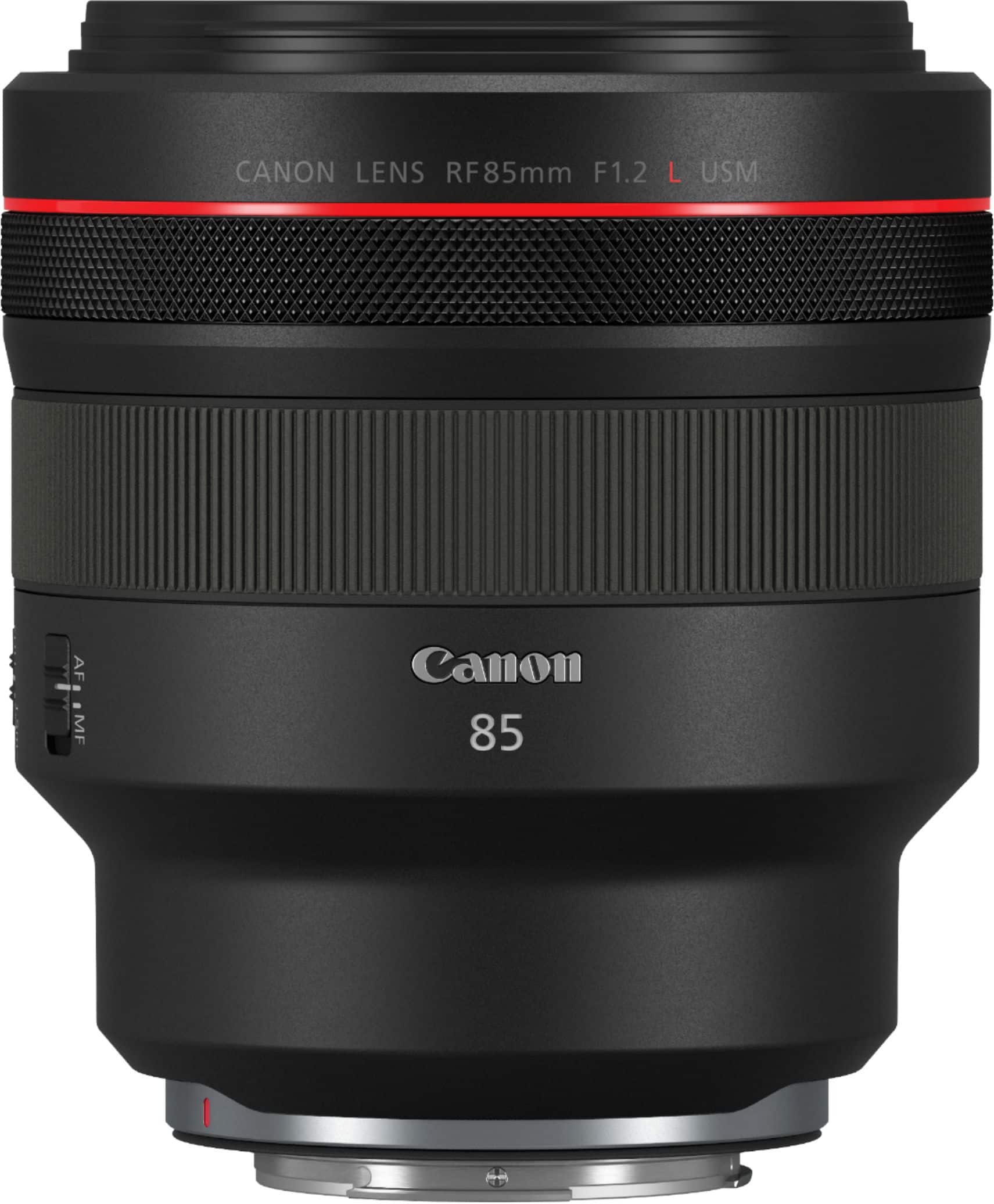 Canon - Lente principal telefoto média RF85mm F1.2 L USM para câmeras EOS série R - Preto-3447C002
