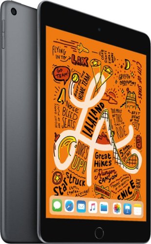 Apple - iPad mini recondicionado certificado pelo Geek Squad com Wi-Fi - 64 GB - cinza espacial-GSRF MUQW2LL/A