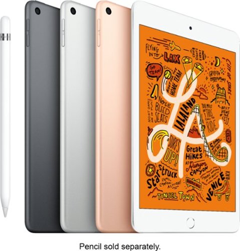 Apple - iPad mini recondicionado certificado pelo Geek Squad com Wi-Fi - 64 GB - cinza espacial-GSRF MUQW2LL/A