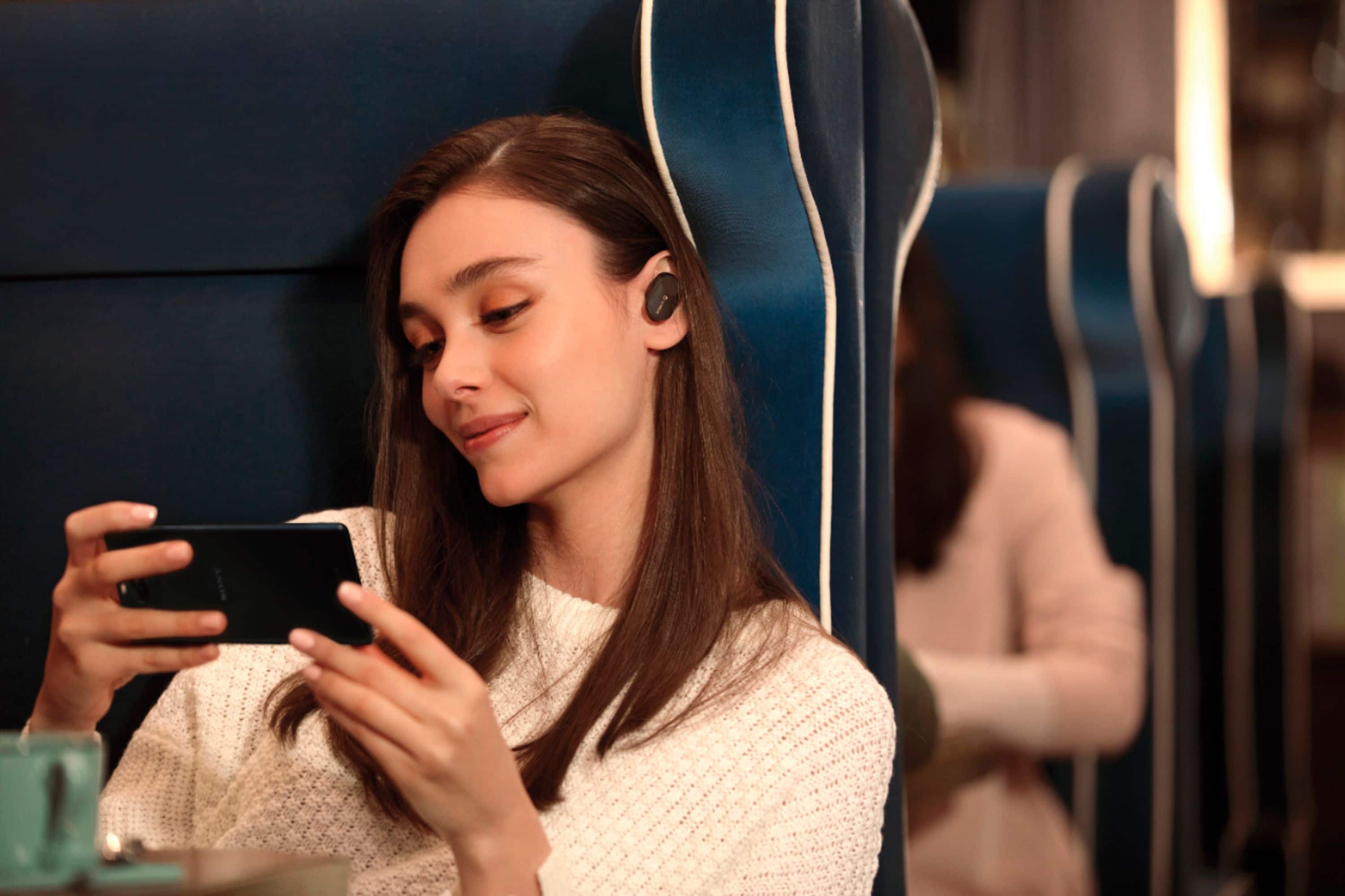 Fone ouvido Sony WF-1000XM3 True Wireless c / Canc. de Ruídos Preto-WF1000XM3/B