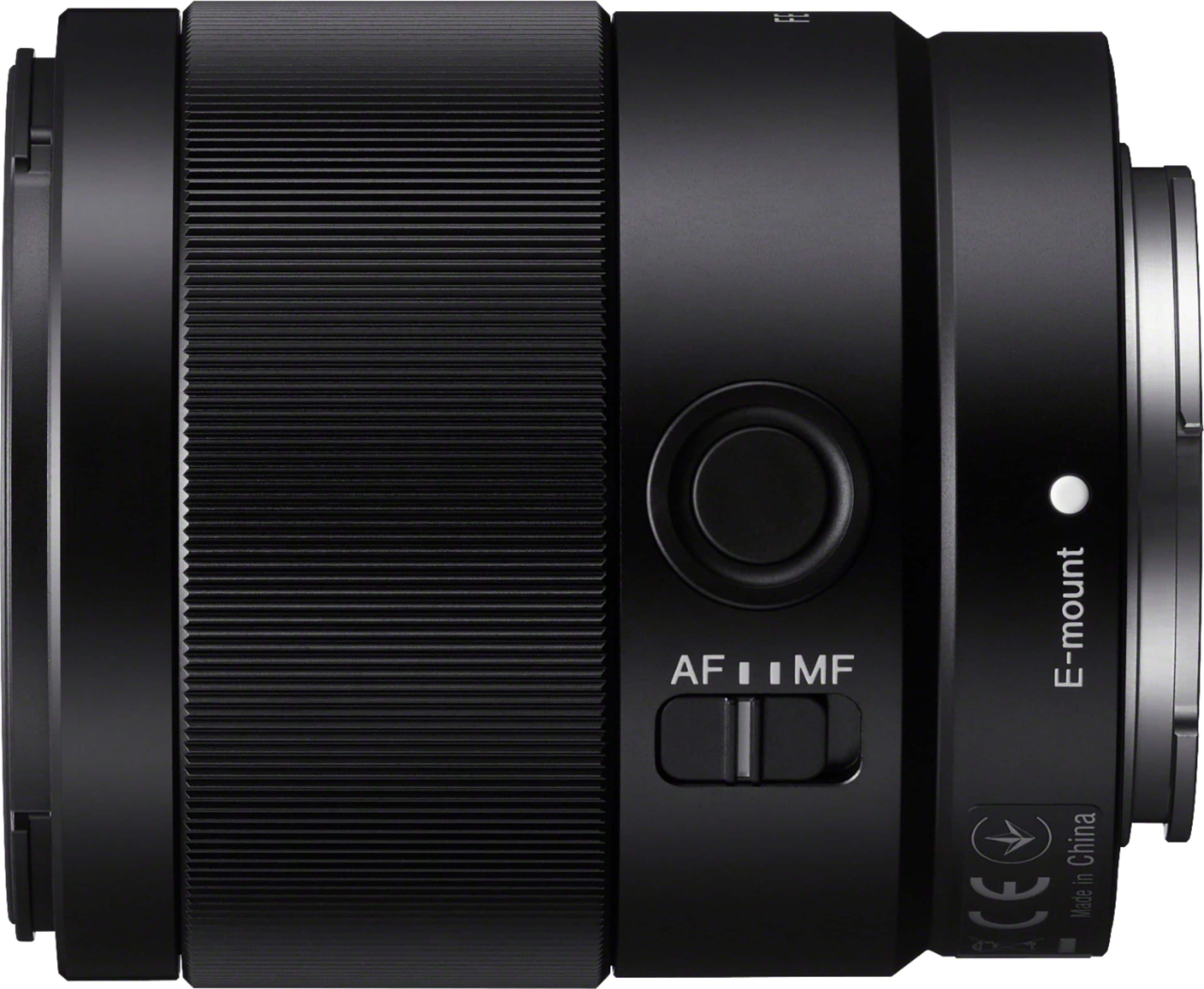 Sony - Lente grande angular 35mm f/1.8 FE para câmeras selecionadas de montagem E - Preto-SEL35F18F