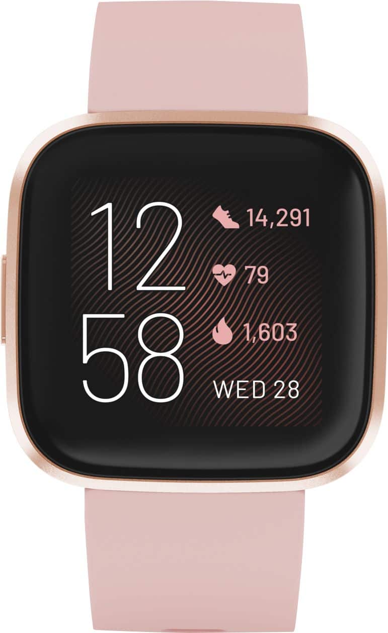 Fitbit - Smartwatch Versa 2 Saúde e Fitness - Copper Rose-FB507RGPK