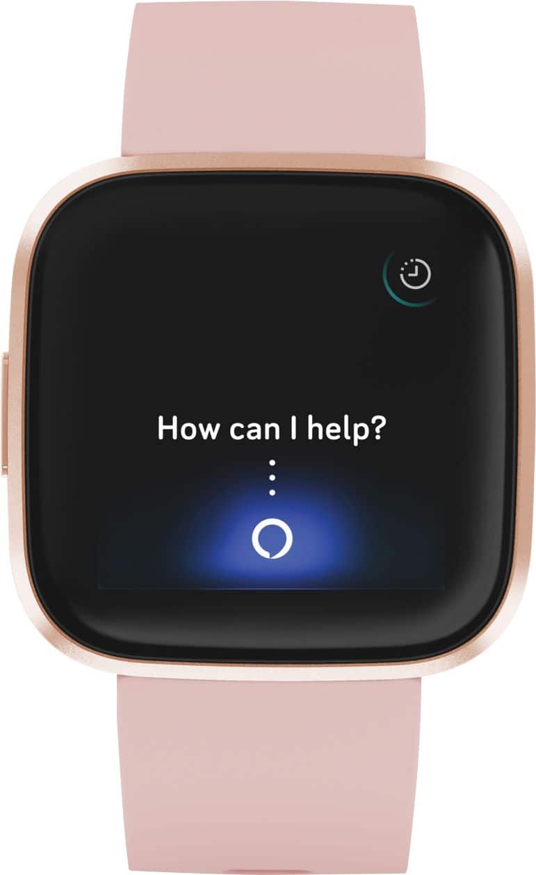 Fitbit - Smartwatch Versa 2 Saúde e Fitness - Copper Rose-FB507RGPK