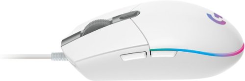 Logitech - G203 LIGHTSYNC Wired Optical Gaming Mouse with 8,000 DPI sensor - White