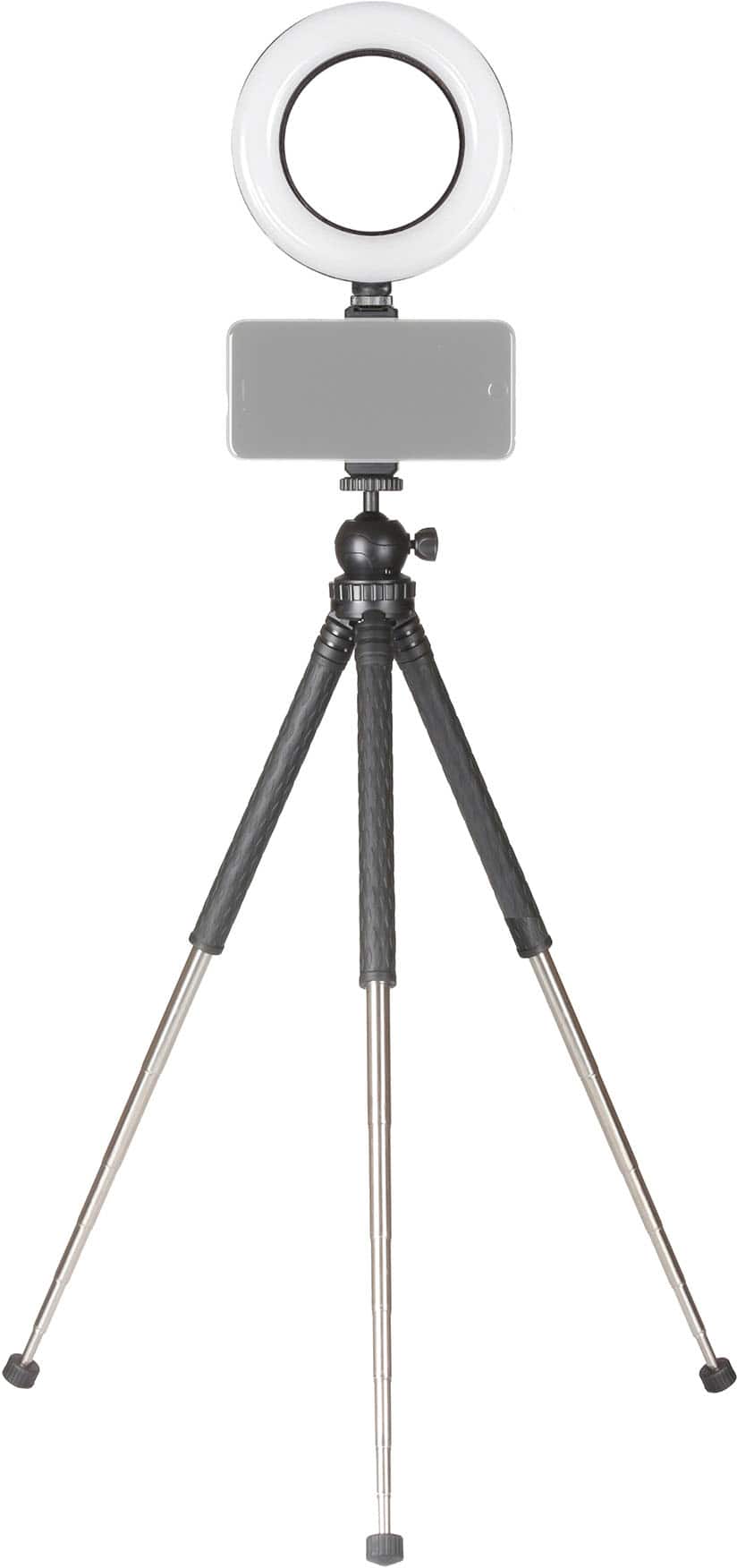 Sunpak - Kit portátil de vlogging para smartphones - Preto-VGP-LED-72-6RLK
