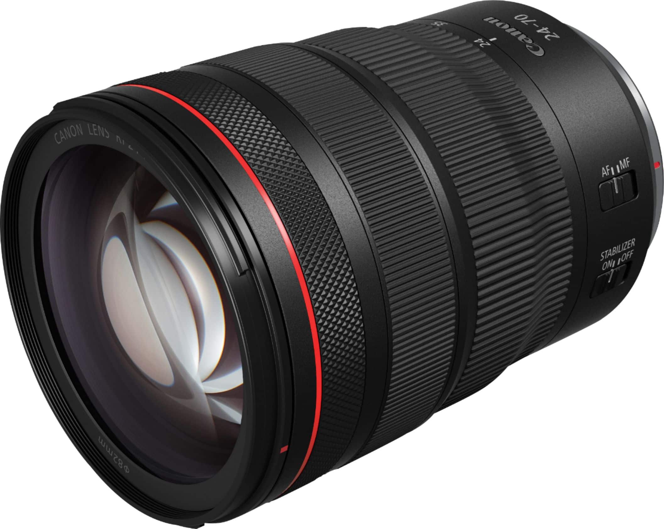 Canon - Lente zoom padrão RF24-70mm F2.8L IS USM para câmeras EOS série R - Preto-3680C002